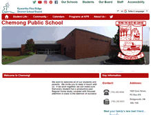 Tablet Screenshot of chemong.kprdsb.ca