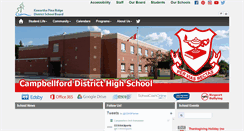 Desktop Screenshot of campbellfordhigh.kprdsb.ca