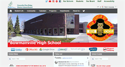 Desktop Screenshot of bowmanvillehigh.kprdsb.ca