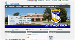 Desktop Screenshot of clarke.kprdsb.ca